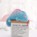 Peluche Kawaii Caméléon Pastel