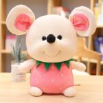 Peluche Kawaii Souris Blanche